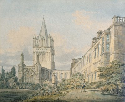 Christ Church Cathedral und Deanery, Oxford von Joseph Mallord William Turner